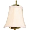 Devansh Gold Wall Mounted Lamp With Off-White Cotton Shade