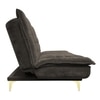 Bliss 3 Seater Sofa Cum Bed In Dark Brown Colour
