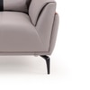 Jonas 1 Seater Leatherette Sole in Oyster Grey Colour