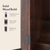 Boisdale Solid Wood Bar Cabinet (Walnut Finish)