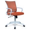 Iinea Mid Back Ergonomic Chair in Orange Colour