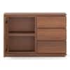 Vector Solid Wood Sideboard in  Amber Walnut Finish