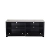Zouk Engineered Wood TV Unit with Open Shelf and Cabinet in Wenge Finish
