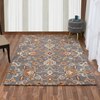 Presto Grey Traditional Hand Tufted Wool Carpet 5X7 Feet