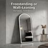The Artment Black Halo Arch Unbreakable Floor Mirror For Home (150 X 40 CM)
