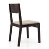 Aries Solid Wood Dining Chair in Mahogany Finish - Set of 2