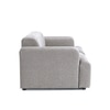 Comforthaven Wood 2 Seater With Upholstery Non Storage Sofa In Grey Colour