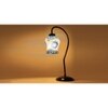 Multicolor Mosaic Glass Curvy Table lamp with Iron Base (EN30)