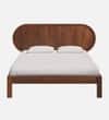 Orren Solid Wood King  Size Bed Without Storage (Provincial Teak Finish)