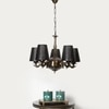 Devansh Metal Wall Mounted Lamp With Black Cotton Shade
