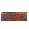 Fomo Solid Sheesham Wood Cansole Table In Grey Finish