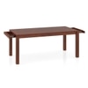 Atlas Solid Wood 6 Seater Compact Storage Dining Table In Honey Finish