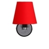 Devansh Metal Electric Wall Light in Red Colour with Red Shade Count of 1 Light