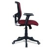 Peacifice Mid Back Ergonomic Chair in Maroon Colour