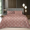 Pink Floral 400 TC Cotton Flat Superking Bed Size Bedsheet With 2 Pillow Cover From Threads