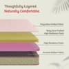 Kurlon Ortho Comfort Orthopedic Mattress Medium Firm Queen Size 75x60x4 Inch
