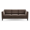 Lewis Sofa (Colour : Daschund Brown, Cushion : Hard, Seater : 3+1+1)