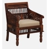 Nayantara 1 Seater Wooden Sofa
