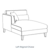 Lewis Sectional Sofa (Colour : Pearl, Cushion : Hard, Seating Capacity : Left Aligned Chaise)