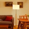 Devansh Wood & Metal Floor Lamp