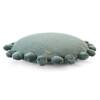 Pom Pom Mini Moss Ryegrass Round Cushion Cover  16 Dia Inches