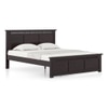 Fidora Solid Wood King Size Non Storage Bed In Mahogany Finish