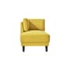 Lacrista Fabric Chaise Lounger in Yellow Colour