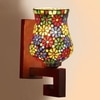 Devansh Solid Wood Electric Wall Light in Multi Colour with Multi Shade Count of 1 Light
