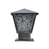 Eliante Chrome Iron Gate Light With B22 Holder In Chrome Colour