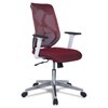 Wiwngas Mid Back Ergonomic Chair in Maroon Colour