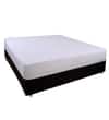 Springtek Waterproof Mattress Protector Premium Cotton Mattress Bed  Cover78x60 in White
