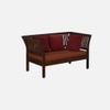 Urdhan 2 Seater Sofa in Honey Finish