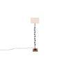Elin White Cotton Shade Floor Lamp