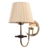 Eliante Cloth Shade Wall Lights Mild Steel & Fabric Material Gold & Golden Finish