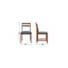 affarista solid wood  dining chair in  Provincial Teak