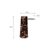 Rico Marble Side Table in Beige Colour