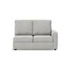 Apollo Compact Sofa (Colour : Vapour Grey, Cushion : Soft, Back Type : High Back, Seating Capacity : Left Aligned 2 Seater + Left Aligned Chaise)