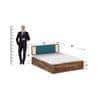Boho Bliss Solid Wood Queen Storage Bed