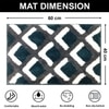 Luxe Home Macau Square Bath Mat (40x60 cm)- Green