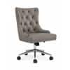 Doe Buck Amparo Grey Leatherette Executive Office Chair