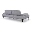 Barret 3 Seater Fabric Sofa in Grey Ice Colour