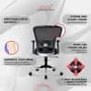 Kepler Brooks Zeus MB Office Desk Chair in Black Colour