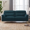 Niwara Velvet 3 Seater  sofa in T Blue color