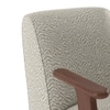 Nido Fabric Lounge Chair In Sand Ripple Colour