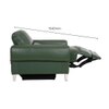 Vivian One Seater Motorized Leather Recliner in Hunter Green Colour