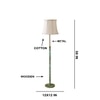 Devansh Wood & Metal Floor Lamp