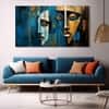 The Castle Decor Woman Abstract Wall Painting Wooden Framed Digital Painting 27x48 Inch (Style 8)