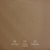 Blos 3 Seater Leatherette Sole in Mushroom Brown Colour