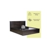 Ischia Solid Wood Queen  Size Bed With Drawer Storage (Melamine Finish)