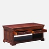 Sheesham Wood Coffee Table In Scratch Resistant Honey Oak Finish